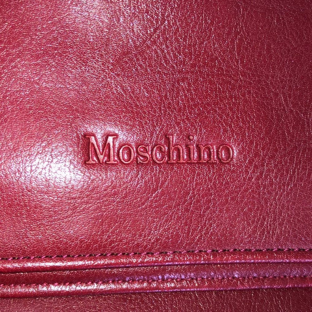 Moschino Leather Clutch